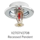 Sprinkler FireLock Recessed Pendent - V2707/V2708 1